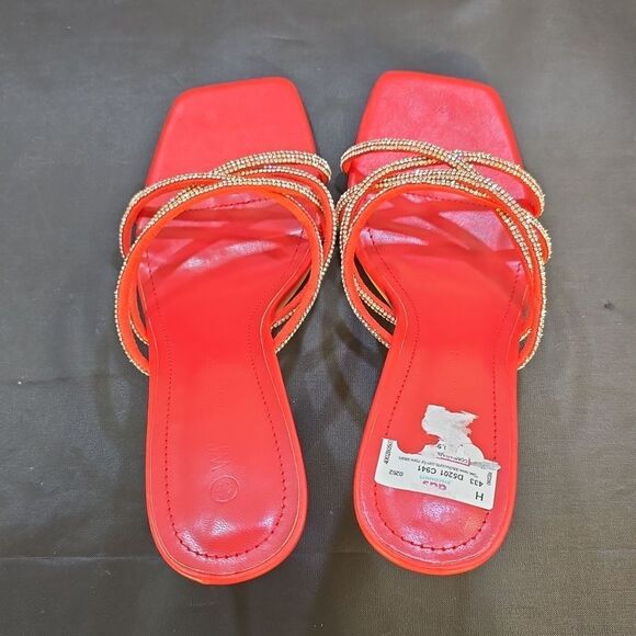 BRAND NEW WILD DIVA RHINESTONE EMBELLISHMENTS ELEGANT STILETTO  HEELS SA… - Picture 5 of 14